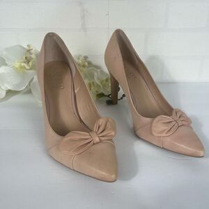Franco Sarto Aletha Pump Womens size 8.5M Leather Nude